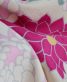 卒業式袴レンタルNo.748[Lサイズ][CouCouMemoire]グレー・赤紫白ピンクの菊